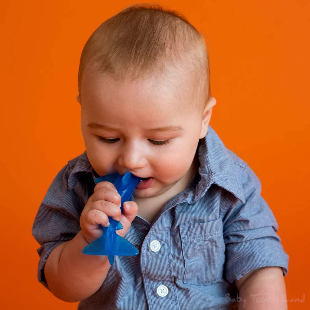 baby banana infant teething toothbrush