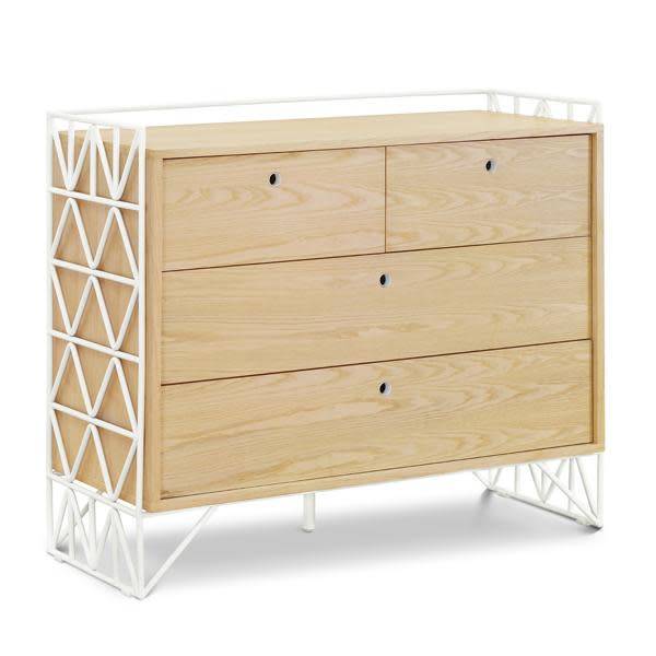 Ubabub Ubabub Mod Dresser (Assembled) White & Natural