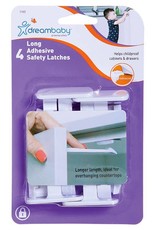 Dreambaby Dreambaby Adhesive Safety Laches - Long 4 Pack