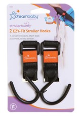 Dreambaby Dreambaby Strollerbuddy Ezy-Fit Stroller Hooks 2 Pack - Black