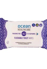 Ocean Healthcare Ocean Healthcare Flushable Wipes 40pk