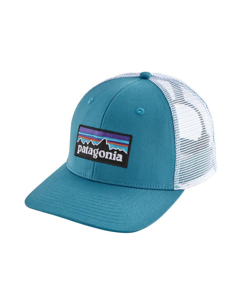 P-6 Logo Trucker Hat White/Light Plume Grey