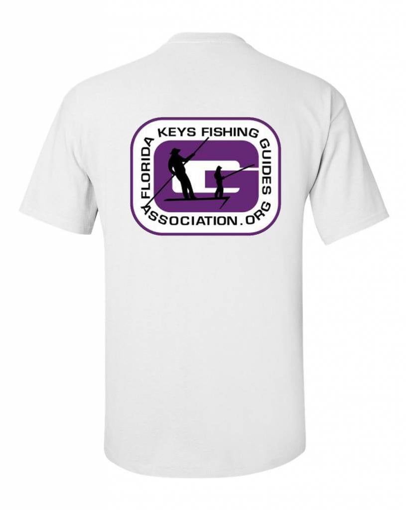 FL Keys Fishing Guides Assoc. S/S Tee Purple