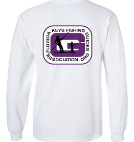 FL Keys Fishing Guides Assoc. Purple L/S Tee