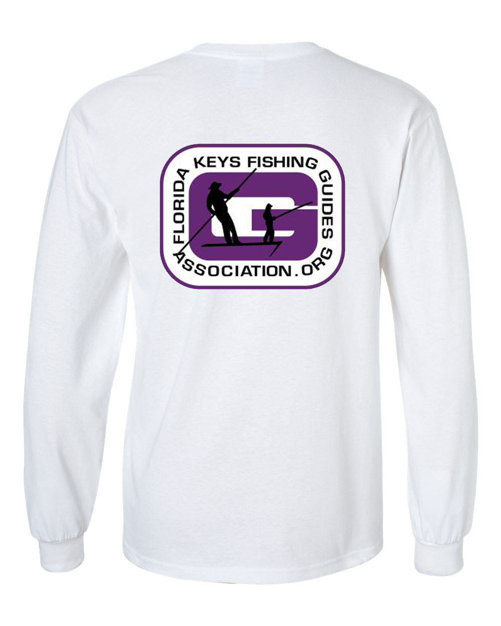 FL Keys Fishing Guides Assoc. Purple L/S Tee