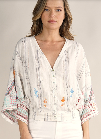 Lovestitch Lovestitch-I-13047 boho top