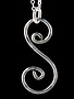Something Charming S Shapped Hammered Necklace
