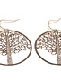 Gold Tree of Life Filegree Earrings