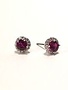 Premium CZ Birthstone Earrings-July
