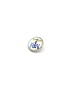 Blue Registered Nurse Snap Button