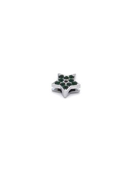 Dark Green Star Charm