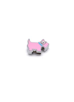 Pink Dog Charm