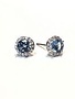 Premium CZ Birthstone Earrings-March