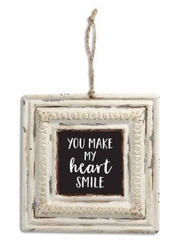 You Make My Heart Smile Vintage Tin Sign