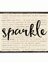 Sparkle DIctionary Box Sign