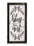 Bless This Nest Linen Sign