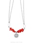 Adelle Red Jase Diffuser Necklace 16”