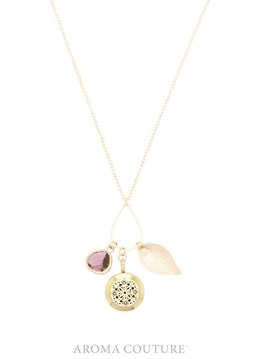 Rania Diffuser Necklace Rose Gold 24”