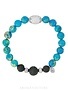 Ocean Blue Jasper/Lava Diffuser Bracelet Small