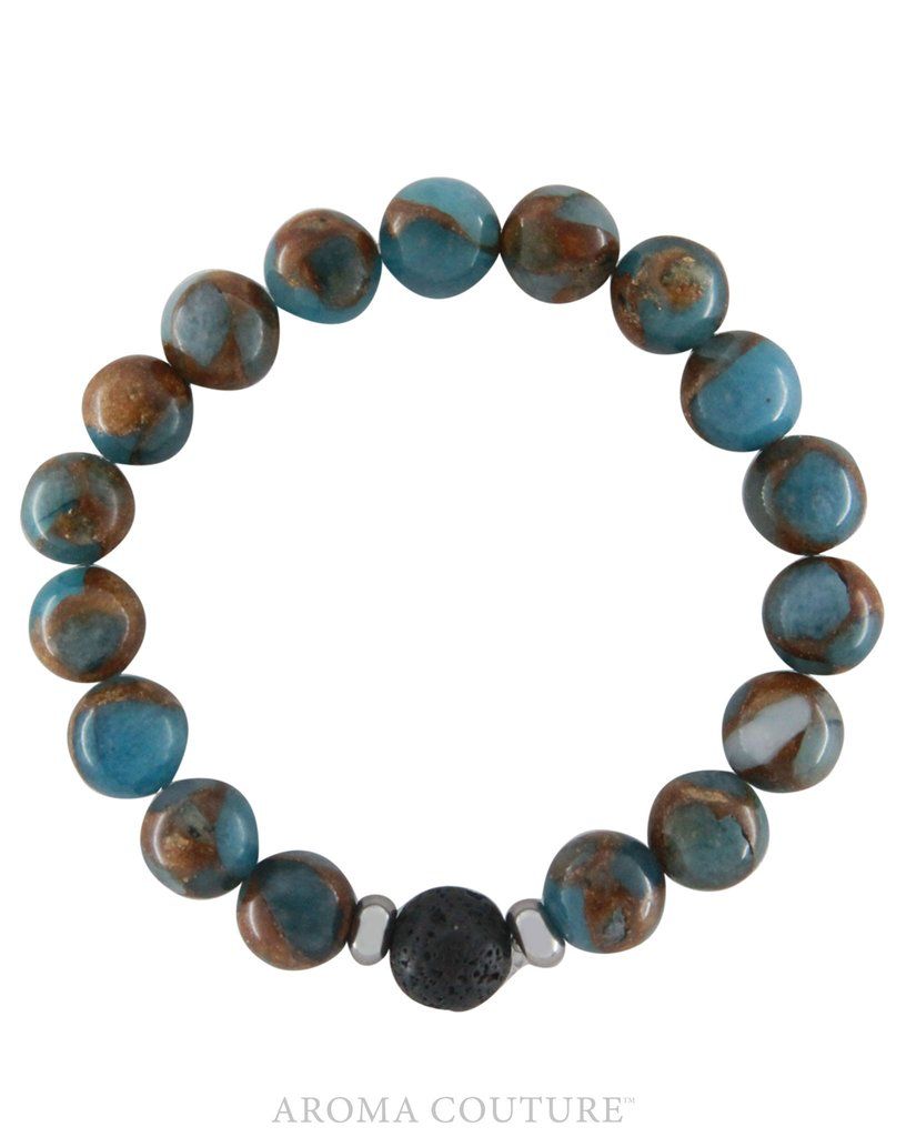 Jasper Lava Diffuser Bracelet Small