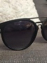 Matte Black Sunglasses with Gunmetal Bar