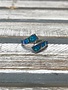 Sterling Silver and Blue Opal Split Band Ring, Size 6