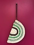 Shades of Green Woven Wristlet