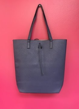 Beach Tote Bag in Navy Blue