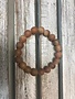 Handmade Tan Druzy Bead Stretch Bracelet