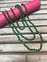 Handmade Lime Green Crystal Bead Wrap Necklace