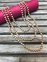Handmade Blush Crystal Bead Wrap Necklace