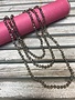 Handmade Medium Silver Crystal Bead Wrap Necklace