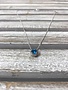 December Halo Birthstone Necklace