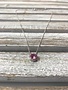 October Halo Birthstone Necklace