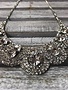 Sparkly Rhinestone Loops Necklace