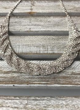 Sparkly Overlapping Rhinestone Necklace