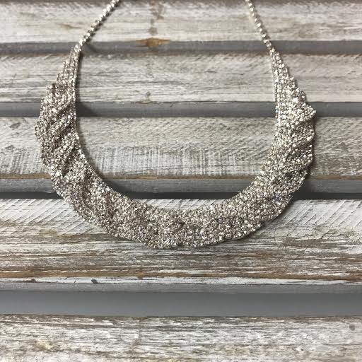 Sparkly Overlapping Rhinestone Necklace