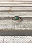 Sterling Silver Turquoise Ring, Size 6