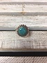 Sterling Silver Chunky Turquoise Ring, Size 9