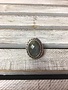 Sterling Silver Chunky Faceted Labradorite Oval Ring, Size 8
