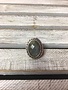 Sterling Silver Chunky Faceted Labradorite Oval Ring, Size 7
