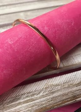 Rose Gold Adjustable Bangle Bracelet
