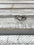 Stainless Steel Heart Ring, Size 8