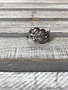 Stainless Steel Leaf Ring, Size 9
