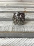 Stainless Steel Multiple Swirl Ring, Size 6
