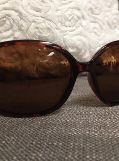Polarized Round Lens Tortoise Shell Frame Sunglasses