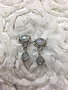 Italian Sterling Silver with Oval Moonstones Earrings