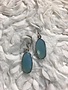 Italian Sterling Silver Faceted Sky Blue Topaz Earrings