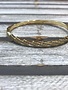 Delicate Cubic Zirconia Gold Bangle