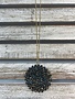 Teal Circle Long Necklace